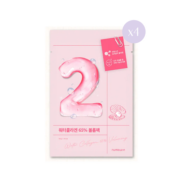 No.2 Water Collagen 65% Voluming Sheet Mask