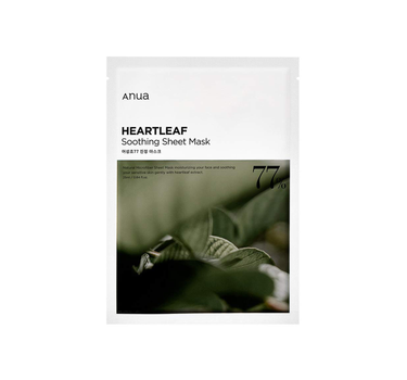 ANUA - 77% Heartleaf Soothing Sheet Mask 1 pcs | Calming
